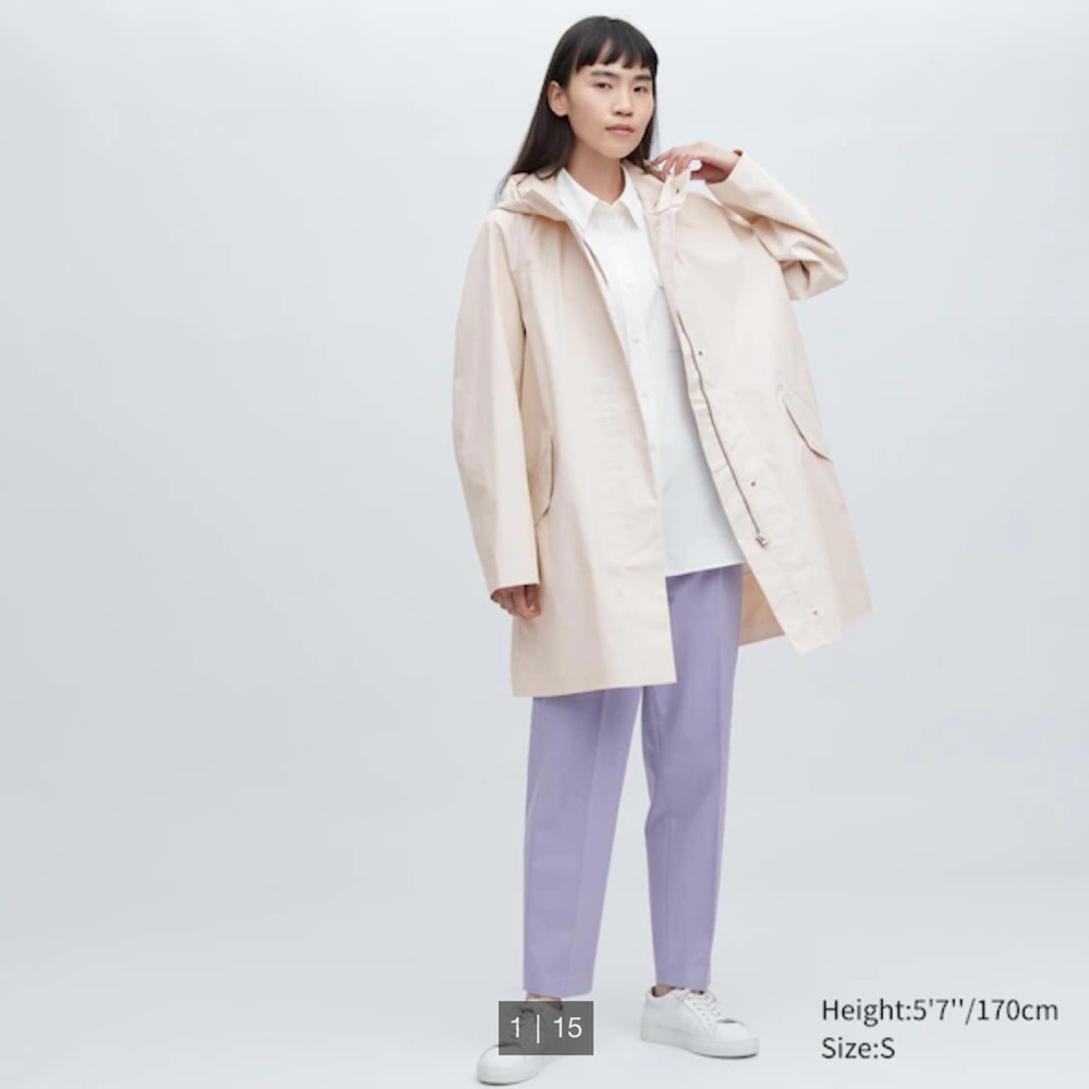 Uniqlo Blocktech Rain Half Coat